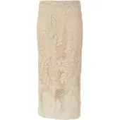 Comma Rok lichtbeige
