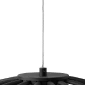 LUCANDE Hanglampe , Attea, dimbare, Zwart, Woonkamer, Metaal, Modern