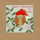 Bothy Threads Kerstkaart borduren telwerk