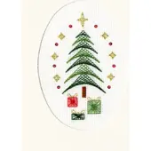 Bothy Threads Kerstkaart borduren telwerk