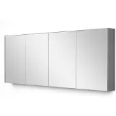 Maxaro Spiegelkast Met Verlichting Modulo 177,6x70cm Lichtgrijs Beton