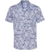 Desoto Overhemd blauw / nachtblauw / wit