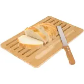 Cheffinger Broodsnijplank incl. Broodmes - 41cm - Bamboe