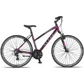 Altec Damesfiets Legarda 28 Inch 49 cm Dames 24V V-Brakes Paars