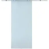 HOMCOM Schuifdeur gesatineerd alu/veiligheidsglas 205 x 102,5cm