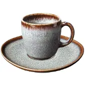 Like. by Villeroy & Boch Kaffeetasse mit Untertasse Lave 190 ml