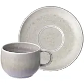 Like. by Villeroy & Boch Espressotasse mit Untertasse Perlemor Sand 60 ml