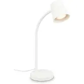 Briloner Skriva - Tafellamp - bureaulamp - met snoer - draaibaar tafellampje - excl. GU10 - 13 x 38,5 cm - wit