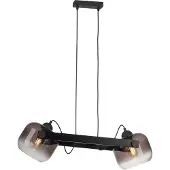JUST LIGHT Hanglamp Cup 2.0 2-lichts smoke glas