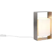 TRIO Design tafellamp Pail nikkel
