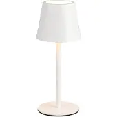 RL LIVE YOUR LIGHT REALITY DIAZ - Tafellamp - Wit mat - incl. 1x SMD 1,6 W - 4-stappen TOUCH - Traploos instelbare lichtkleur - USB-aansluiting - Oplaadbaar - Snoerloos