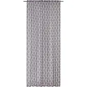 Elbersdrucke Gordijn plooiband transparant Alea uni wit 140x255 cm