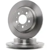Delphi Remschijven BG3515 achter, volledig, 2 Stuk