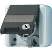 JUNG WG800 Wandcontactdoos (WCD schakelmateriaal) (Europese Stekkerdoos) - 820NAWSL