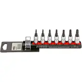 Sonic Bitdopset 1/4", TS 5-kant 7-dlg. op rail