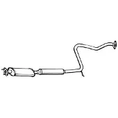 VEGAZ DS-106 Uitlaat middendemper