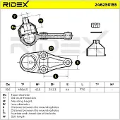 RIDEX 2462S0155 Fuseekogel