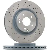 FEBI BILSTEIN Remschijf 26107 voorkant, geventileerd, geperforeerd, 1 Stuk