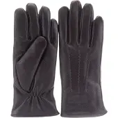 Warmbat Glove men goat leather choco heren handchoenen