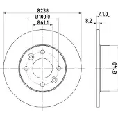 Hella 8DD 355 101-221 Remschijf