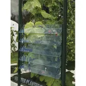 Vitavia Kit Voor Louvreraam Met Smaragd Aluminium Lamellen En Kristalhelder Veiligheidsglas (esg) 61x45cm