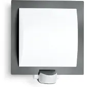 Steinel L 20 S buitenwandlamp sensor, antraciet, zwart, Roestvrij staal, Modern