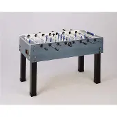 Garlando Voetbaltafel G-500 blauw outdoor inclusief afdekhoes