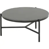 Hartman Carson koffietafel zwart dia. 82 H 38 cm