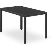 Leobert TESSA tafel 120cm x 60cm - zwart / zwarte poten