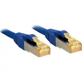 Lindy 47284 RJ45 Netwerk Aansluitkabel S/FTP 15 m Blauw Snagless