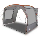 vidaXL Autotent waterdicht grijs en oranje