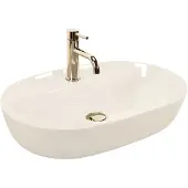 REA Opzetwastafel Aura 61 Ecru Shiny