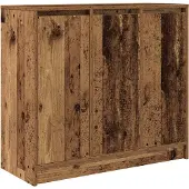 vidaXL Dressoir 85x34x76 cm spaanplaat oud hout
