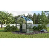 Pergart Tuinkas Planet 2500 - Veiligheidsglas 3mm - Smaragd - 195x131x207 Cm