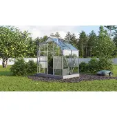 Pergart Tuinkas Planet 2500 - Veiligheidsglas 3mm - Aluminium - 195x131x207cm