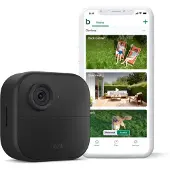Amazon Blink Outdoor 4 - Netwerkbewakingscamera - Geschikt voor binnen- en buitengebruik - Weerbestendig - Kleurweergave (dag en nacht) - 1080p - Audio - Draadloos - Wi-Fi