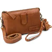 Bag2Bag Schoudertas / Clutch / Portemonnee Dover Porto Cognac