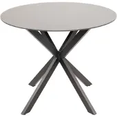 Coppens Crest tuintafel 90 cm rond antraciet -