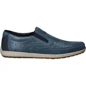 Rieker slippers voor buiten, blauw, maat 42