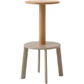 &tradition Massif AV40 barkruk Oak-grey beige