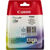 Canon PG-40 / CL-41 Inktcartridge Zwart + 3 kleuren Multipack