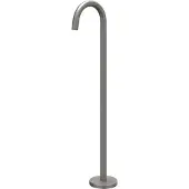 Ivy Aia Algemeen Vrijstaande baduitloop 1/2" Geborsteld metal black PVD