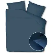 Presence Dekbedovertrek Egyptisch Katoen - Uni - Donker Blauw 240 x