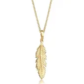 Elli - Elli Halsketting Dames Veerhanger Boho Festival in 925 Sterling Zilver Kettingen