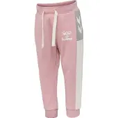 Hummel Broek 'Skye' grijs gemêleerd / oudroze / wit