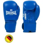 Lonsdale Probout Dbv Leather Boxing Gloves Blauw 10 oz