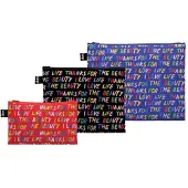 LOQI Zip Pockets - Love Life gerecycled