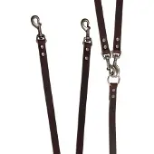 Animal Boulevard Ab30132 - Hals- En Leibanden - Hond - Ab Country Leather 2-honden Lijn Bruin-20mmx50cm - Maat: 20mmx50cm - 205355