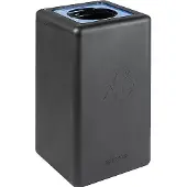 Brickbin Prullenbak 65 l Zwart Gerecycled plastic (HDPE) 561674