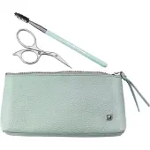Zwilling Premium Augenbrauen Set inkl. Leder Etui in Mint Manicureset 1 st
